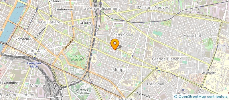 localisation de l'entreprise SCI 58 AV DES FRERES LUMIERE  LYON