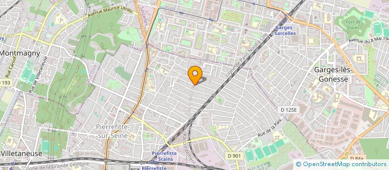 localisation de l'entreprise SCI 58 ET 58BIS RUE PARMENTIER  STAINS