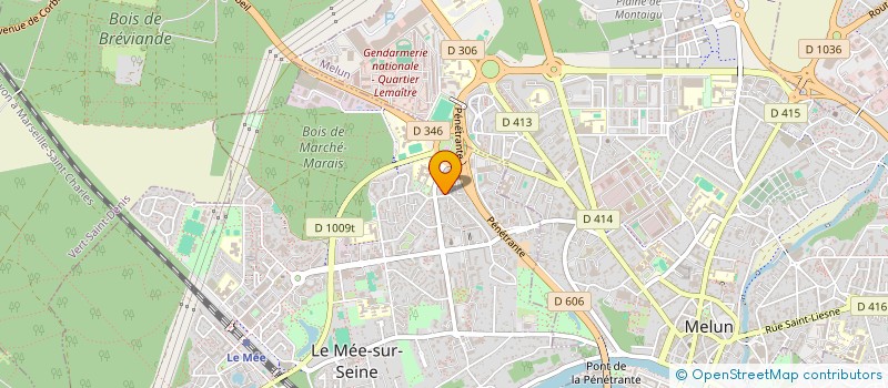 localisation de l'entreprise SCI 58 GRANDE RUE  LE MEE-SUR-SEINE