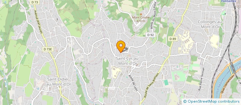 localisation de l'entreprise SCI 58 GRANDE RUE DES CHARPENNES  SAINT-CYR-AU-MONT-D'OR