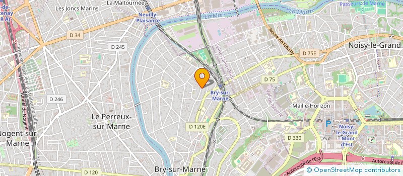 localisation de l'entreprise SCI 58 PAPIN LOCATION  BRY-SUR-MARNE