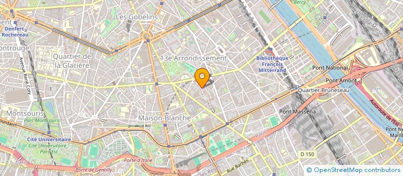 localisation de l'entreprise SCI 58 R JAVELOT  PARIS