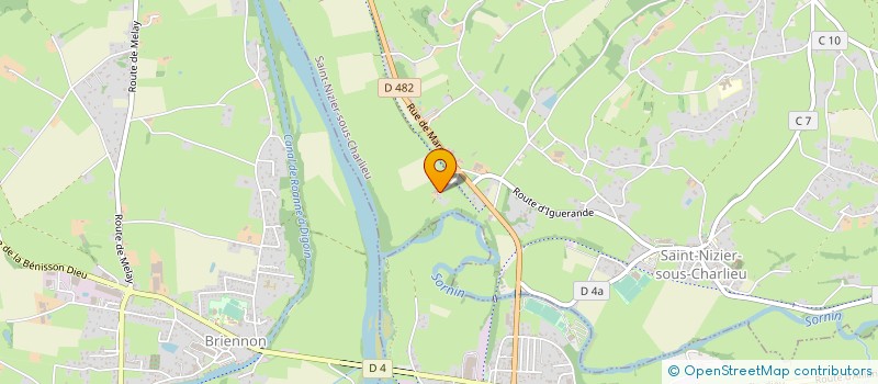 localisation de l'entreprise SCI 58 RUE CUVIER  SAINT-NIZIER-SOUS-CHARLIEU