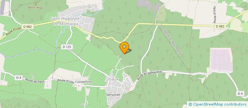 localisation de l'entreprise SCI 588 VALLAGRAND  FLAUX