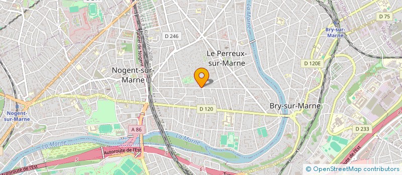 localisation de l'entreprise SCI 59 AV GABRIEL PERI à LE PERREUX-SUR-MARNE