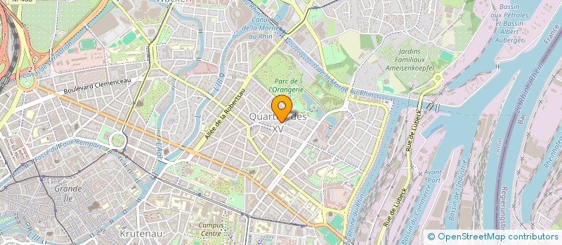 localisation de l'entreprise SCI 59 AVENUE DE LA FORET NOIRE à STRASBOURG