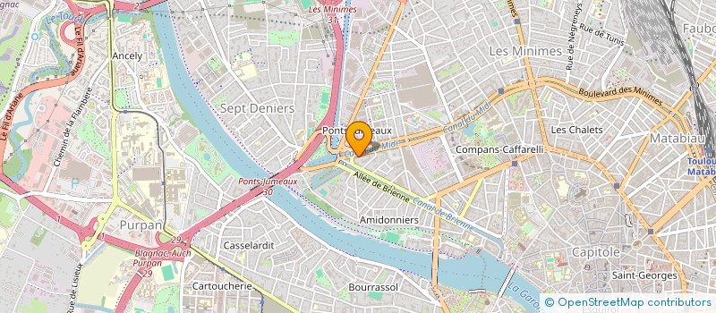 localisation de l'entreprise SCI 59 CHE DU MARECHAL CLABEL à TOULOUSE