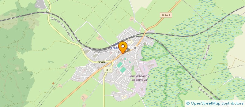 localisation de l'entreprise SCI 59 GRANDE RUE  FRASNE