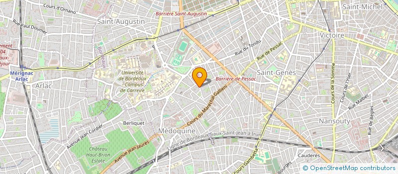 localisation de l'entreprise SCI 59 RUE CAMPEYRAUT  BORDEAUX