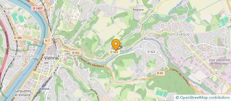 localisation de l'entreprise SCI 59 RUE LAFAYETTE  VIENNE