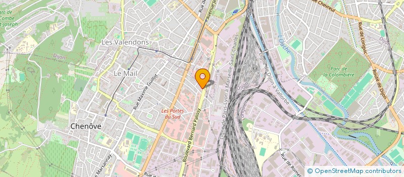 localisation de l'entreprise SCI 5A à CHENOVE