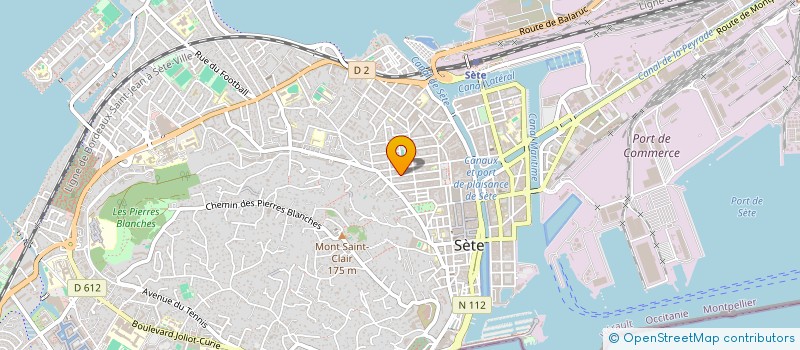 localisation de l'entreprise SCI 5A7  SETE