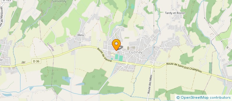 localisation de l'entreprise SCI 5AC  LUZINAY