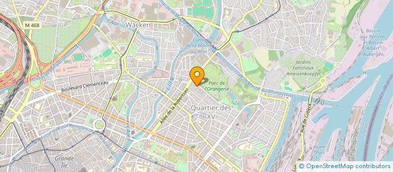 localisation de l'entreprise SCI 5AMY  STRASBOURG