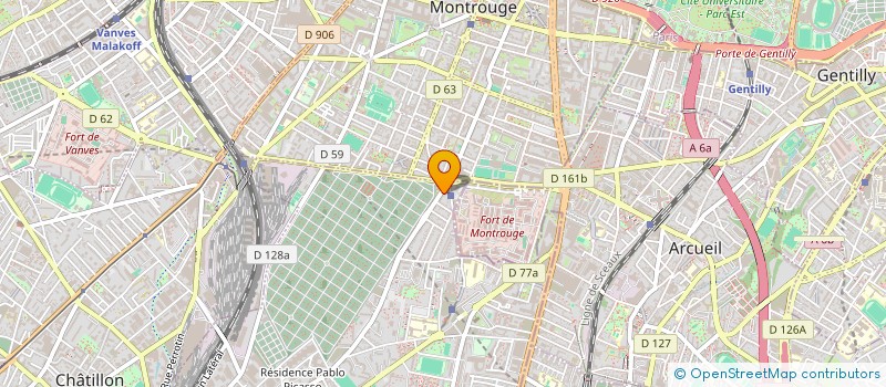 localisation de l'entreprise SCI 5B à BAGNEUX