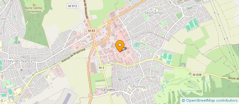 localisation de l'entreprise SCI 5B9  PULNOY