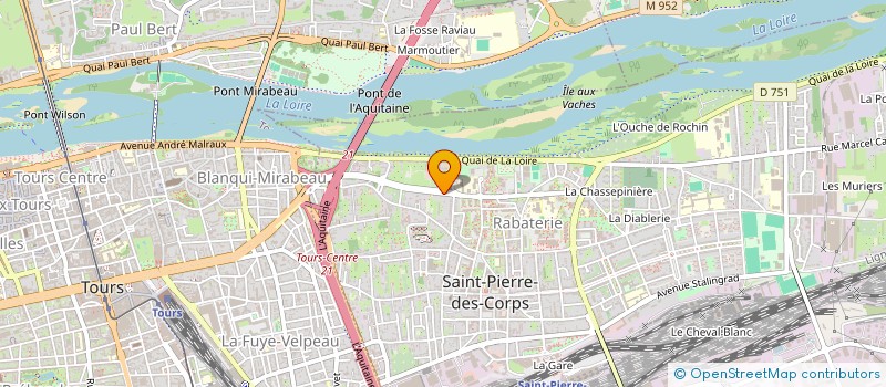 localisation de l'entreprise SCI 5C  SAINT-PIERRE-DES-CORPS