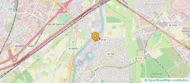 localisation de l'entreprise SCI 5DC à LATTES