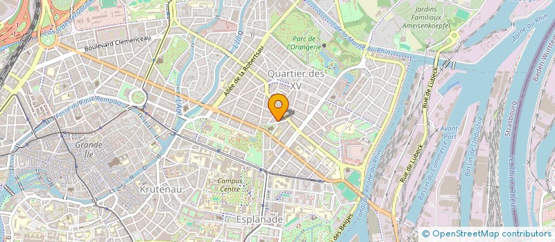 localisation de l'entreprise SCI 5E  STRASBOURG