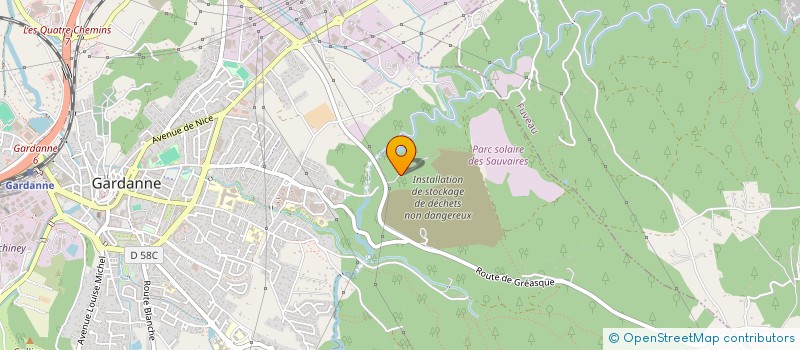 localisation de l'entreprise SCI 5F à GARDANNE