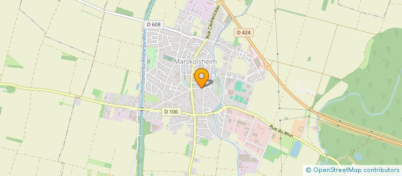 localisation de l'entreprise SCI 5F  MARCKOLSHEIM