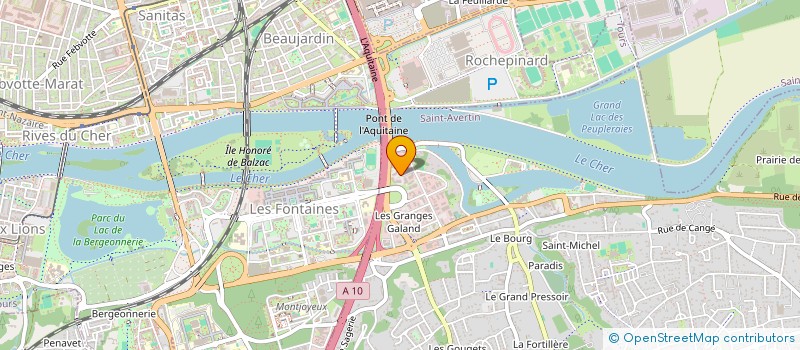 localisation de l'entreprise SCI 5G  SAINT-AVERTIN