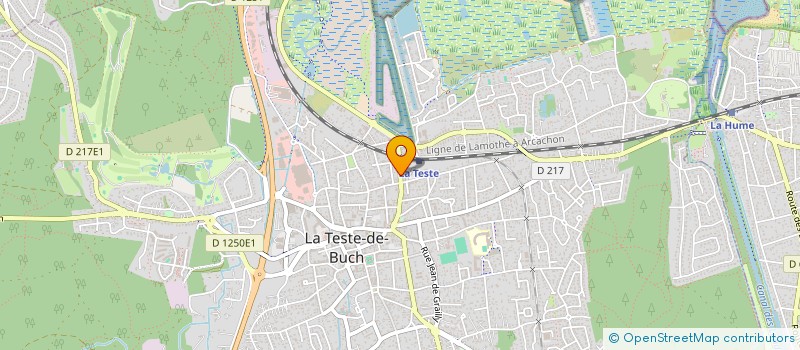 localisation de l'entreprise SCI 5GI  LA TESTE-DE-BUCH