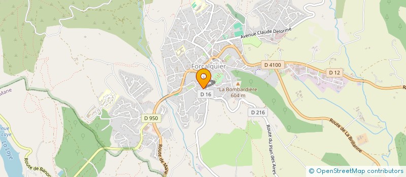 localisation de l'entreprise SCI 5H10 à FORCALQUIER