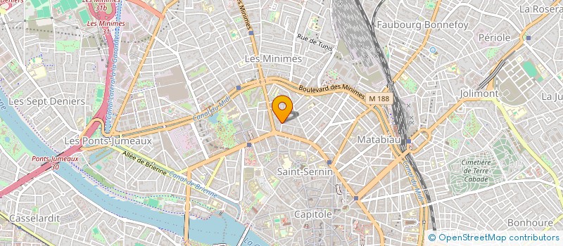 localisation de l'entreprise SCI 5I BOULBONNE à TOULOUSE
