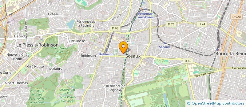 localisation de l'entreprise SCI 5JOFFRE à SCEAUX