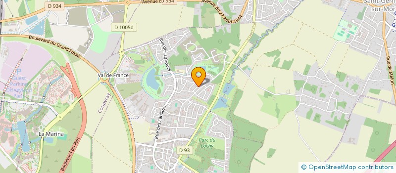 localisation de l'entreprise SCI 5LVPR  MAGNY-LE-HONGRE