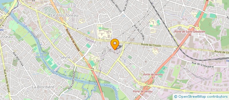 localisation de l'entreprise SCI 5M  NANTES