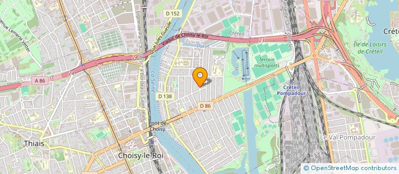 localisation de l'entreprise SCI 5M BIRI à CHOISY-LE-ROI