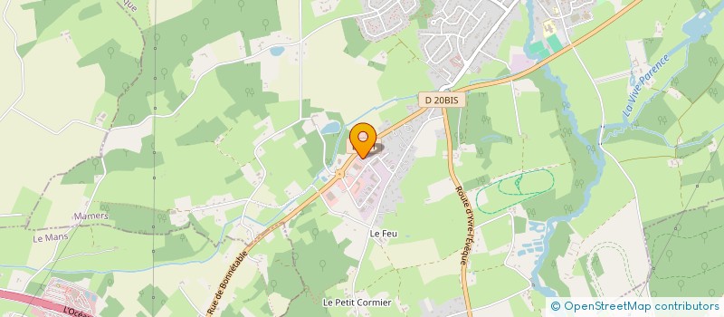 localisation de l'entreprise SCI 5P  SAVIGNE-L'EVEQUE