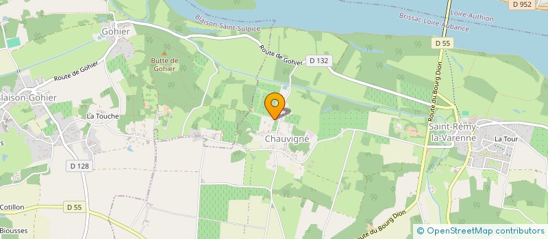 localisation de l'entreprise SCI 5P PLEIN VENT à BRISSAC LOIRE AUBANCE