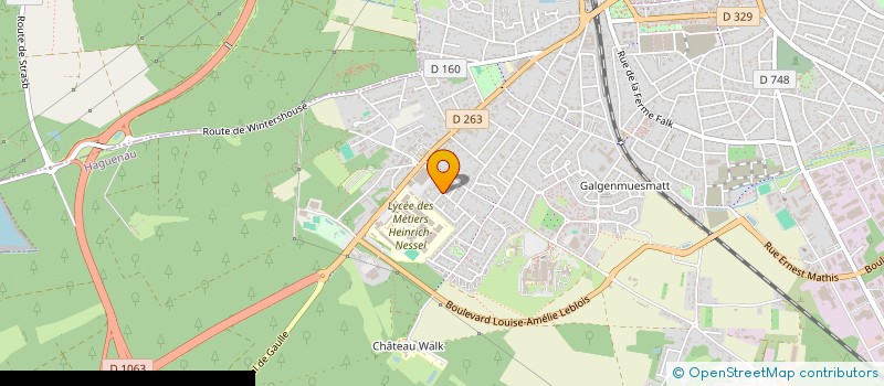 localisation de l'entreprise SCI 5R  HAGUENAU