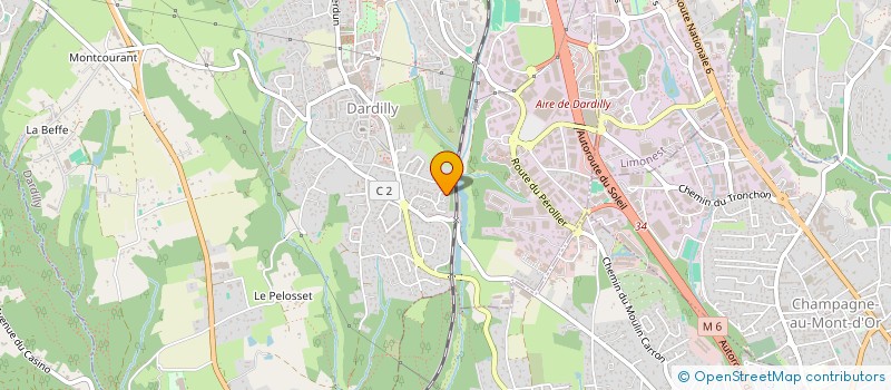 localisation de l'entreprise SCI 5RPG  DARDILLY