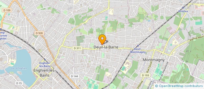 localisation de l'entreprise SCI 6-8 RUE CHARLES DE GAULLE  DEUIL-LA-BARRE