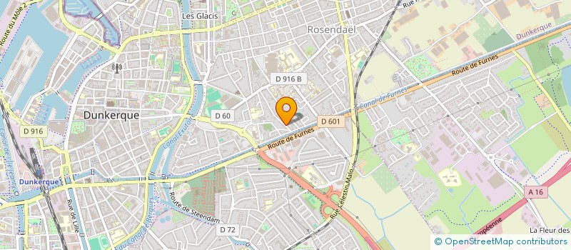 localisation de l'entreprise SCI 6-8 RUE DAVID D'ANGERS à DUNKERQUE