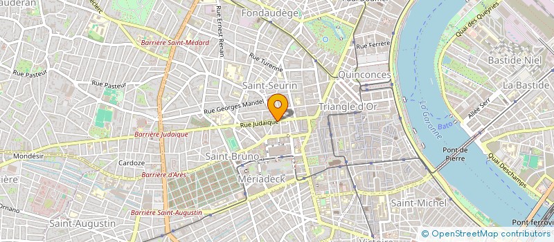 localisation de l'entreprise SCI 6 A BRIAND  BORDEAUX