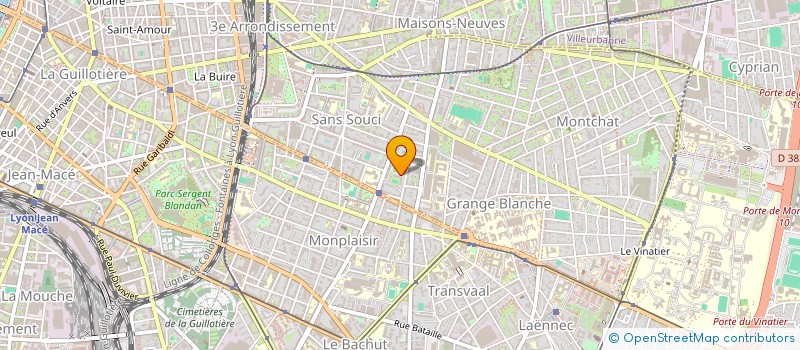 localisation de l'entreprise SCI 6 AU SUD  LYON