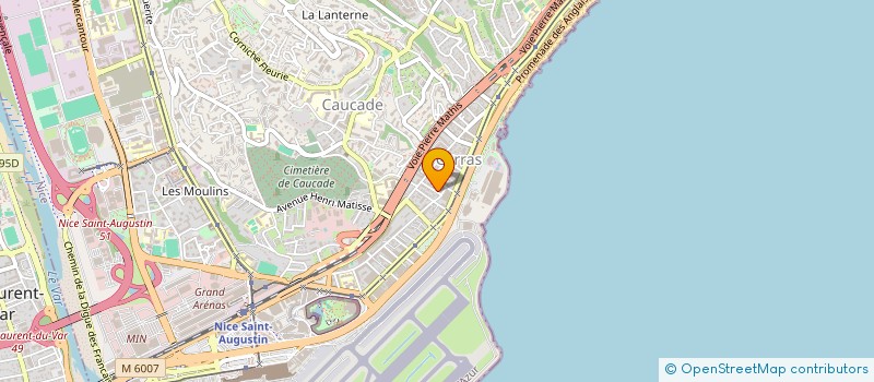 localisation de l'entreprise SCI 6 AVE DES PINS  NICE