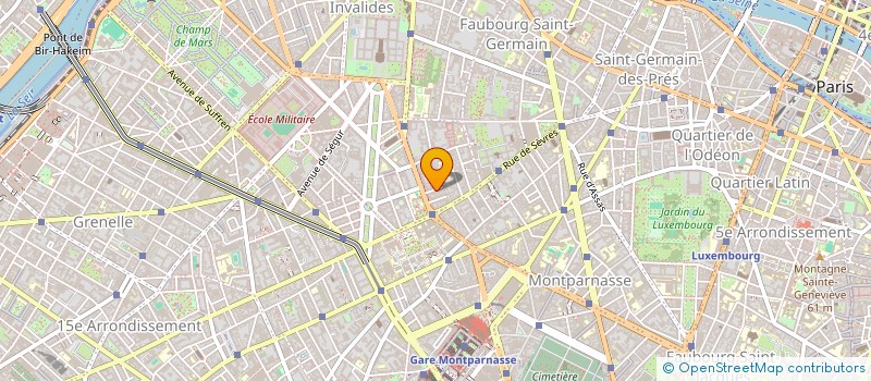 localisation de l'entreprise SCI 6 AVENUE C COQUELIN  PARIS