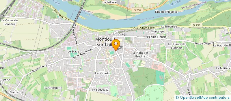 localisation de l'entreprise SCI 6 BIS MONTLOUIS à MONTLOUIS-SUR-LOIRE