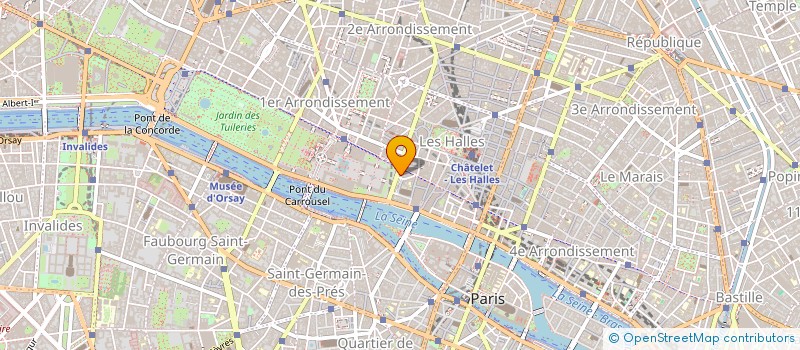 localisation de l'entreprise SCI 6 CAIL COLIGNY  PARIS