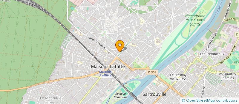 localisation de l'entreprise SCI 6 EGLE  MAISONS-LAFFITTE