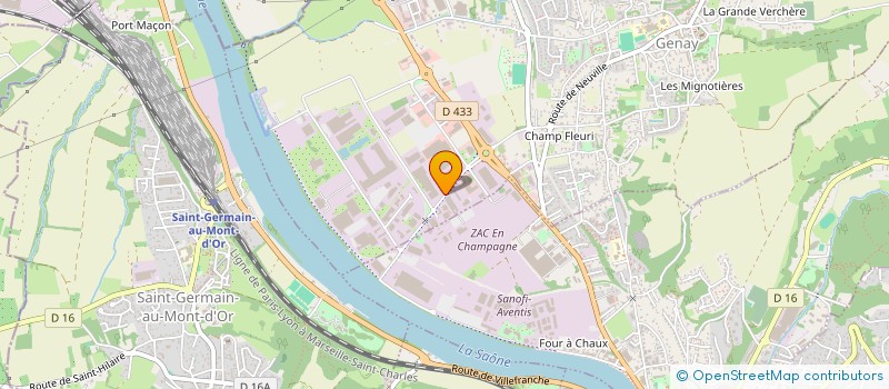 localisation de l'entreprise SCI 6 FRERES LUMIERES  VENISSIEUX