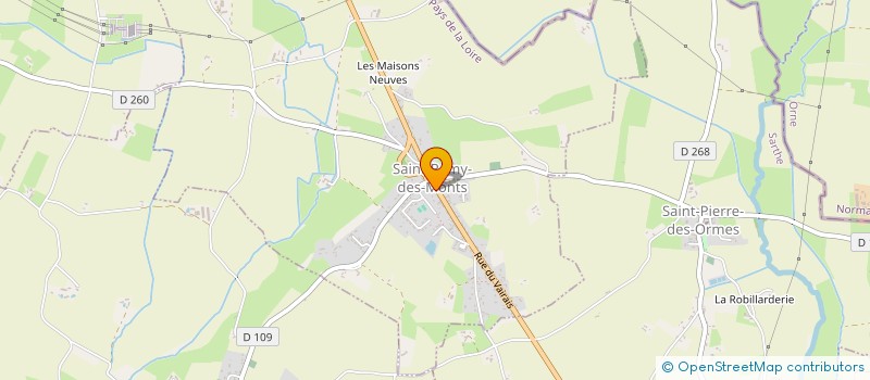 localisation de l'entreprise SCI 6 GUERIN'S  SAINT-REMY-DES-MONTS