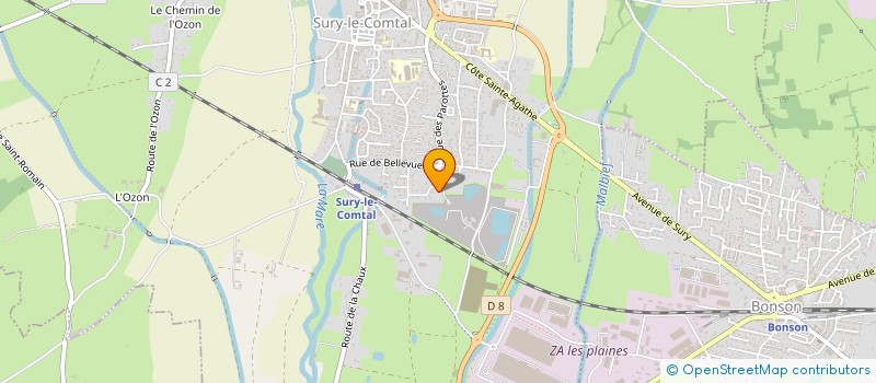 localisation de l'entreprise SCI 6 HDV  SURY-LE-COMTAL