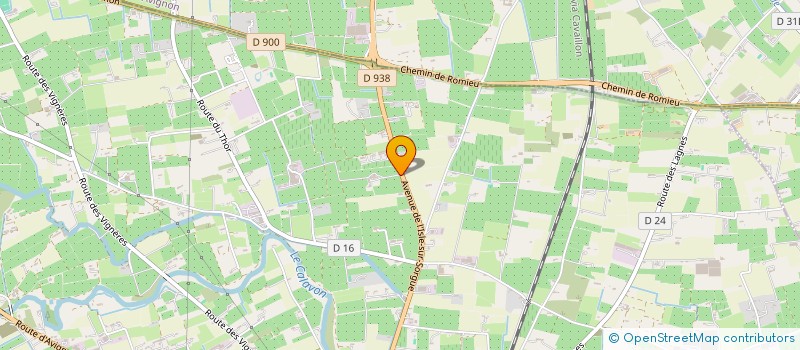 localisation de l'entreprise SCI 6 I  CAVAILLON